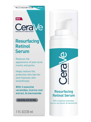 CeraVe Resurfacing Retinol Serum with Ceramides & Niacinamide for Blemish-Prone Skin 30ml