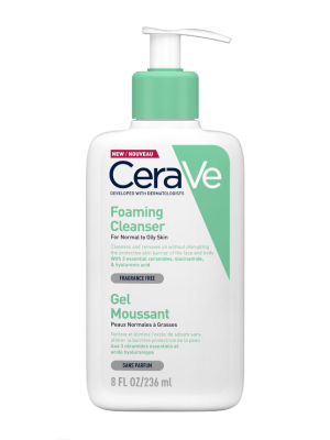 CeraVe Foaming Cleanser with Niacinamide for Normal to Oily Skin 236ml