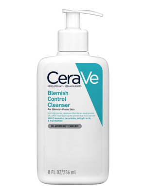 CeraVe Blemish Control Face Cleanser with 2% Salicylic Acid & Niacinamide for Blemish-Prone Skin 236ml