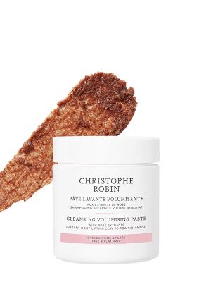 Christophe Robin Cleansing Volumizing Paste With Pure Rassoul Clay And Rose Extracts 75ml