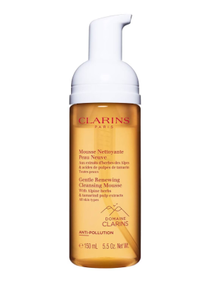 CLARINS Gentle Renewing Cleansing Mousse – All skin types 150ml