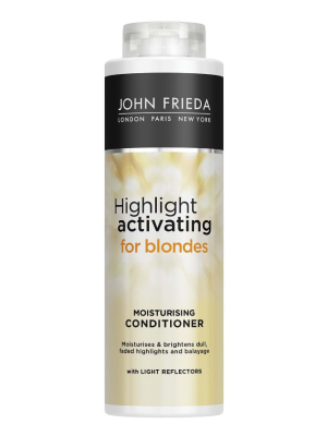 John Frieda Sheer Blonde Highlight Activating Moisturising Conditioner for Lighter Blondes 500ml