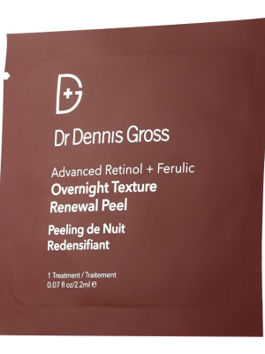 Dr Dennis Gross Advanced Retinol + Ferulic Overnight Texture Renewal Peel 16 Treatments