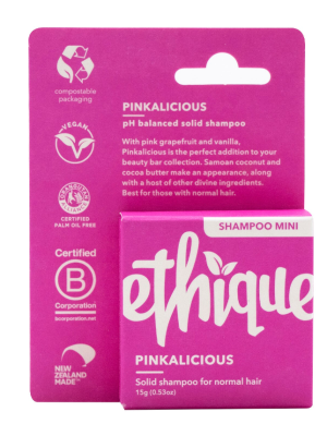 Ethique Pinkalicious Solid Shampoo Mini 15g