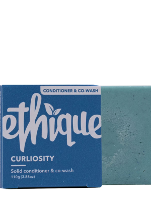 Ethique Curliosity Solid Conditioner and Co-Wash for Curly Hair 110g