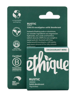 Ethique Rustic Solid Deodorant Mini 15g