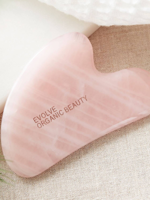 EVOLVE Rose Quartz Gua Sha