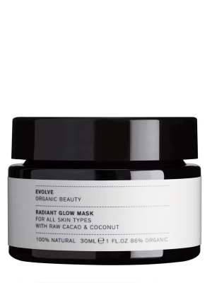 Evolve Beauty Radiant Glow 2-in-1 Mask Scrub 30ml