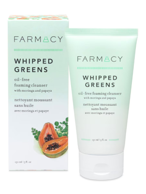 Farmacy Beauty Whipped Greens Oil-Free Foaming Cleanser With Moringa And Papaya 150ml