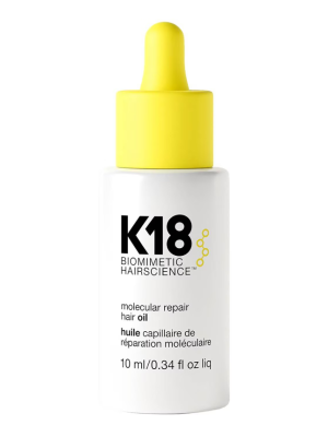 K18 Molecular Repair Hair Oil Mini – Smooth + Repair Damaged Hair 10ml