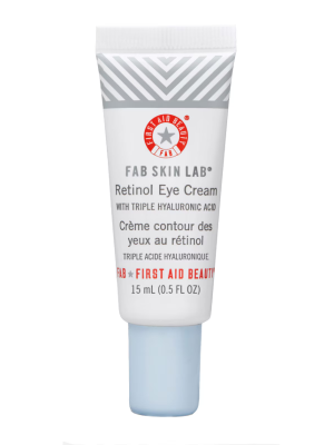 First Aid Beauty FAB Skin Lab Retinol Eye Cream with Triple Hyaluronic Acid 15ml