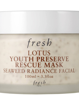 Fresh Lotus Youth Preserve Rescue Mask Seaweed Radiance Facial 100ml