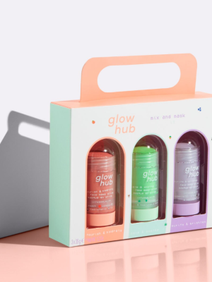 Glow Hub mix & mask it skin care set