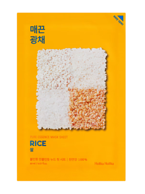 Holika Holika Pure Essence Sheet Mask Rice x 3