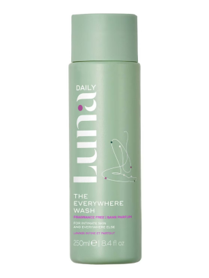 LUNA DAILY The Everywhere Wash Fragrance Free with Prebiotics + Vitamins C+E 250ml