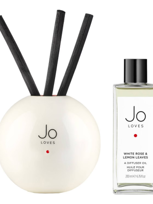 JO LOVES White Rose & Lemon Leaves A Fragrance Diffuser  200ml