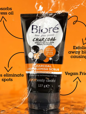 Biore Charcoal Oil Control Scrub 129g