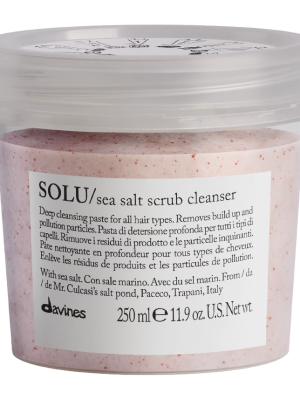 Davines SOLU Sea Salt Scrub Cleanser 250ml