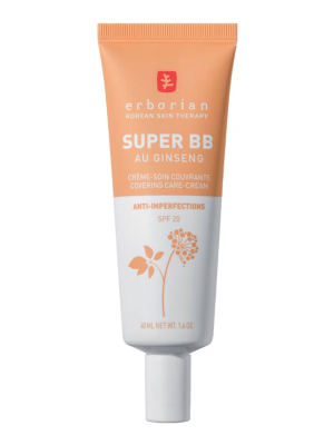 ERBORIAN SUPER BB WITH GINSENG CLAIR – High covering Anti-imperfections care BB FAMILY SUPER BB DORE 40ML