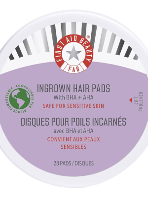 First Aid Beauty Ingrown Hair Pads with BHA & AHA x 28