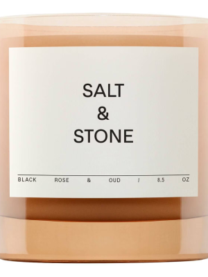 SALT AND STONE Black Rose & Oud Scented Candle 240g