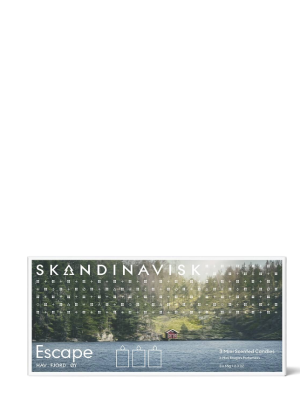 SKANDINAVISK ESCAPE Candle Giftset