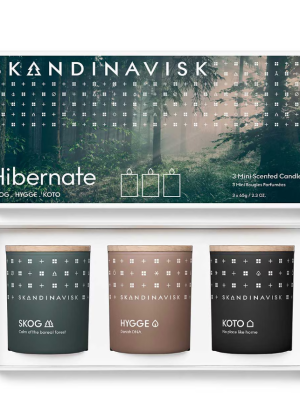 Skandinavisk HIBERNATE Mini Candle Set