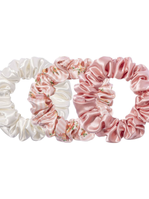 SLIP Pure Silk Large Scrunchies – Petal 3 pieces