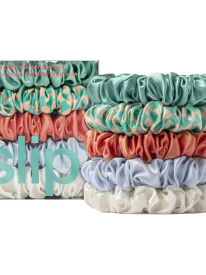 SLIP Pure Silk Seashell Midi Scrunchies