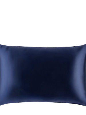 Slip® Pure Silk Queen Pillowcase Navy