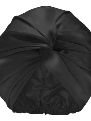 Slip® Pure Silk Turban Black