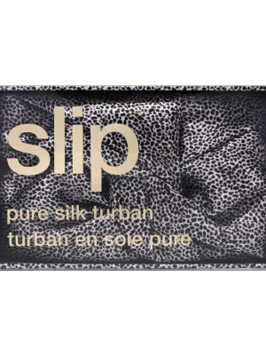 Slip® Pure Silk Turban Black