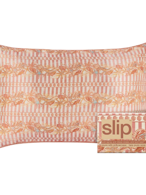 SLIP slip pure silk queen pillowcase – anti aging, anti sleep crease, anti bed head. seashell