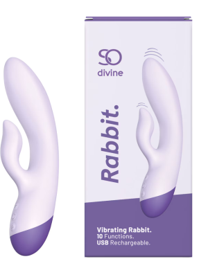 So Divine Self Love Rabbit Vibrator – USB Plug