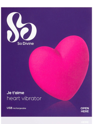 SO DIVINE Je t’aime Heart Vibrator 139g