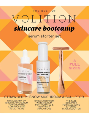 VOLITION Skincare Bootcamp Serum Starter Set