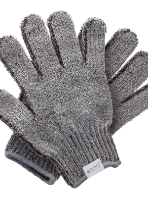 Hydréa London Bamboo Carbonised Exfoliating Shower Gloves