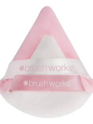 BRUSHWORKS Triangular Powder Puff