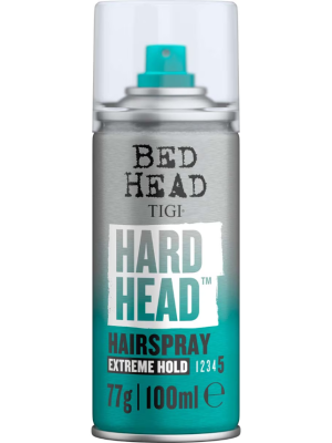 Bed Head by TIGI Hard Head Hairspray for Extra Strong Hold Travel Size 100ml