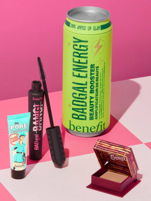 BENEFIT COSMETICS BADgal Energy Mascara, Primer & Bronzer Set