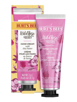 BURT’S BEES Hand Cream with Shea Butter, Wild Rose & Berry 28.3g