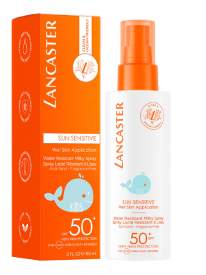 Lancaster Sun Sensitive Face and Body Sunscreen & Sun Protection Cream For Kids SPF50 150ml