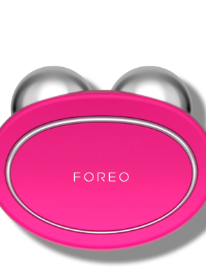 FOREO BEAR Facial Toning Device with 5 Microcurrent Intensities – Fuchsia – USB Plug