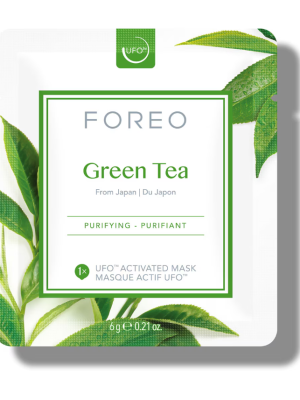 FOREO Green Tea UFO Purifying Face Mask 6 x 6g