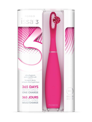 FOREO ISSA 3 Electric Sonic Toothbrush Fuchsia