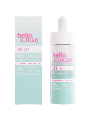 HELLO SUNDAY The Mineral One Lightweight Serum Drops SPF50 30ml