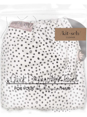 Kitsch Microfiber Hair Towel – Micro Dot