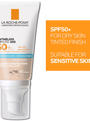 La Roche-Posay Anthelios UVMune 400 Hydrating Suncream Tinted SPF50 50ml