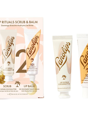 LANOLIPS Lip Rituals Scrub & Balm Coconutter – Lip Care 2x10g