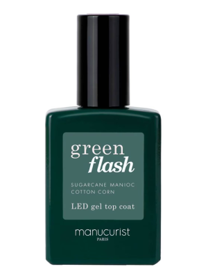 MANUCURIST Green Flash – LED Gel Top Coat 15ml